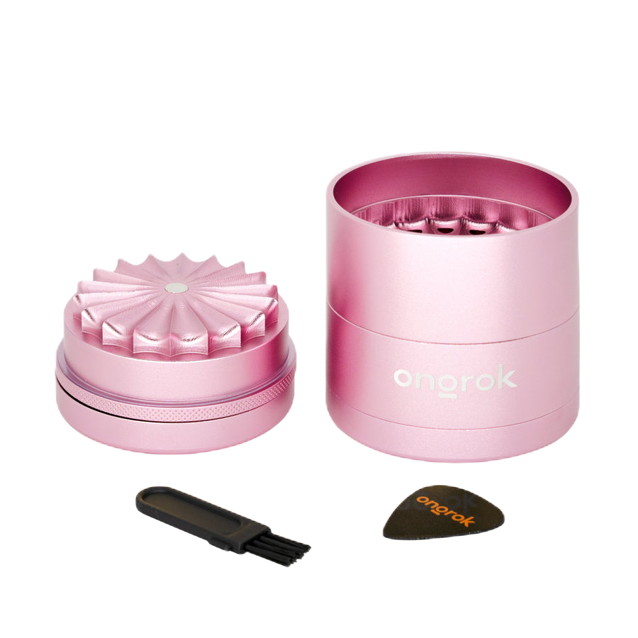 ONGROK – 5 Piece Flower Petal Toothless Grinder / Pink